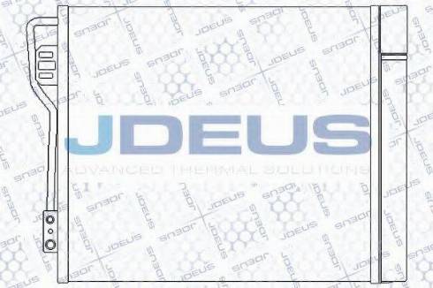 Jdeus 717M84 - Конденсатор кондиционера autosila-amz.com