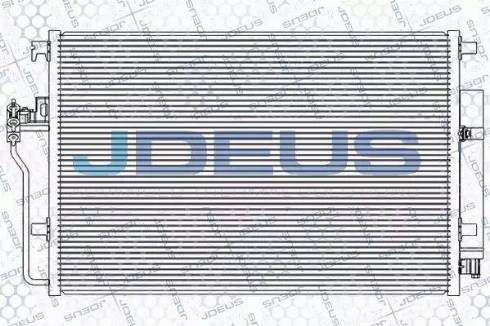 Jdeus 717M83 - Конденсатор кондиционера autosila-amz.com
