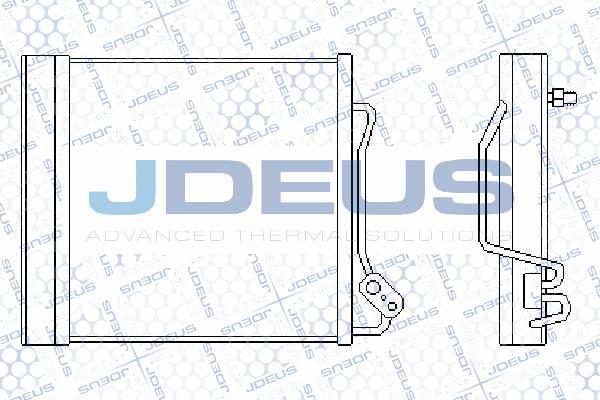 Jdeus 717M30 - Конденсатор кондиционера autosila-amz.com
