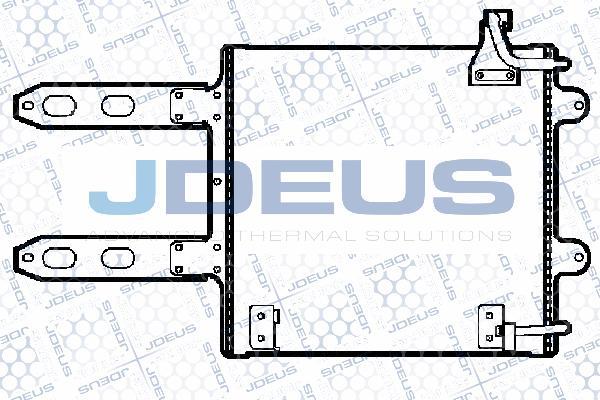 Jdeus 730M49 - Конденсатор кондиционера autosila-amz.com