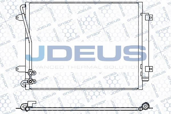 Jdeus 730M41 - Конденсатор кондиционера autosila-amz.com