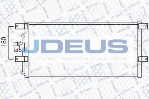 Jdeus 730M48 - Конденсатор кондиционера autosila-amz.com