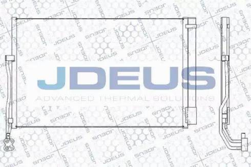Jdeus 730M56 - Конденсатор кондиционера autosila-amz.com