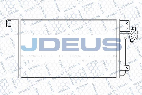 Jdeus 730M52 - Конденсатор кондиционера autosila-amz.com