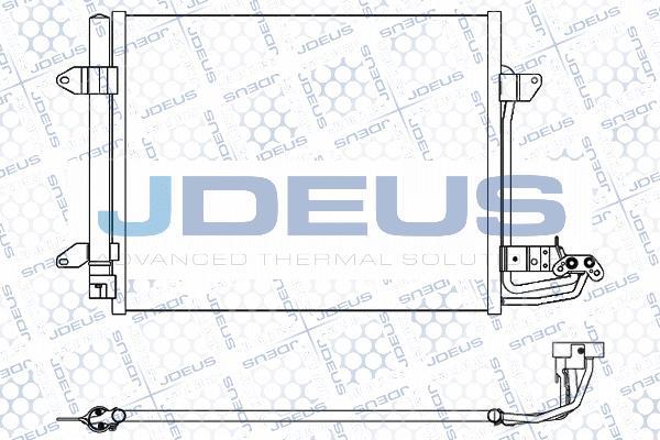 Jdeus 730M32 - Конденсатор кондиционера autosila-amz.com
