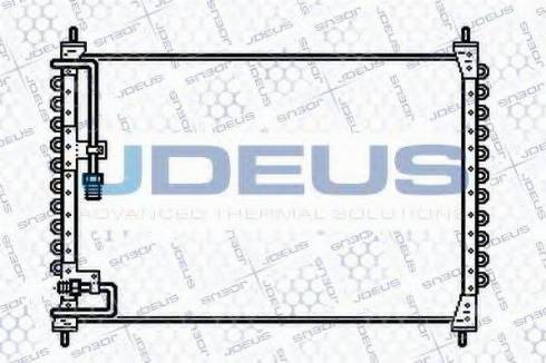 Jdeus 731M03 - Конденсатор кондиционера autosila-amz.com