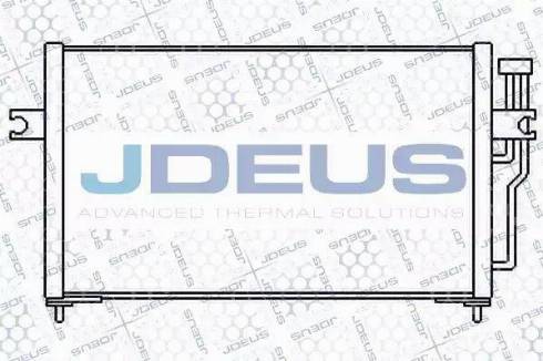 Jdeus 731M02 - Конденсатор кондиционера autosila-amz.com