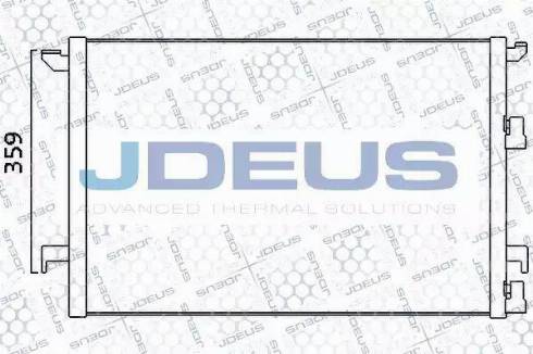 Jdeus 724M09 - Конденсатор кондиционера autosila-amz.com