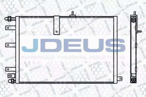 Jdeus 724M07 - Конденсатор кондиционера autosila-amz.com