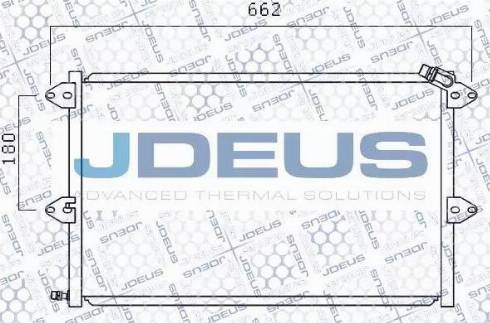 Jdeus 725M11 - Конденсатор кондиционера autosila-amz.com