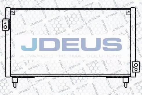 Jdeus 726M02 - Конденсатор кондиционера autosila-amz.com