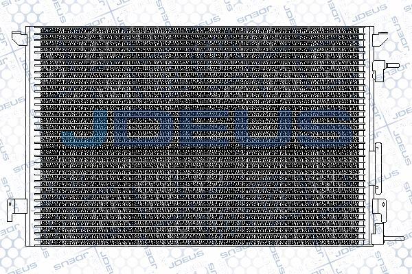 Jdeus 720M54 - Конденсатор кондиционера autosila-amz.com