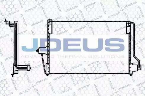 Jdeus 720M01 - Конденсатор кондиционера autosila-amz.com