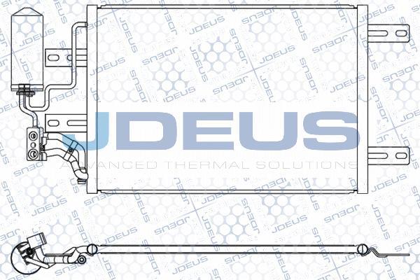 Jdeus 720M14 - Конденсатор кондиционера autosila-amz.com