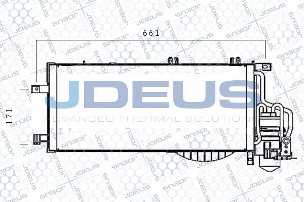 Jdeus 720M16 - Конденсатор кондиционера autosila-amz.com
