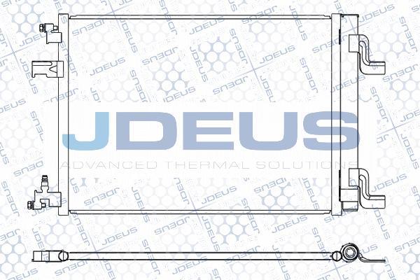 Jdeus 720M74 - Конденсатор кондиционера autosila-amz.com