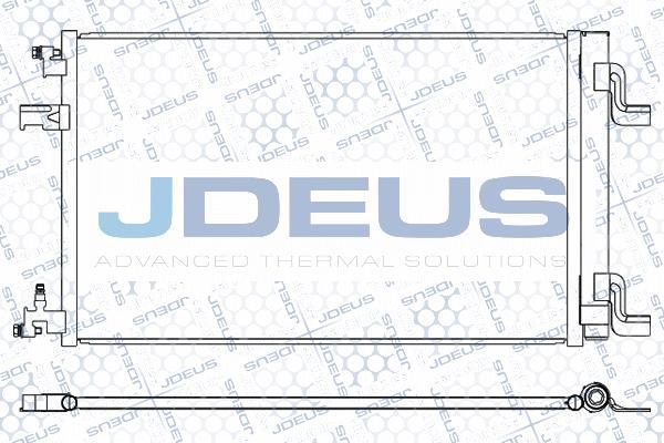 Jdeus 720M75 - Конденсатор кондиционера autosila-amz.com
