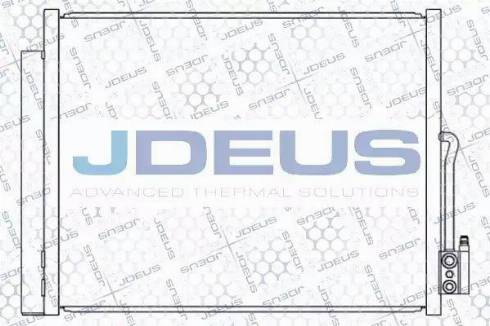 Jdeus 720M76 - Конденсатор кондиционера autosila-amz.com