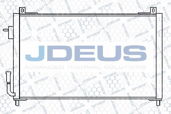 Jdeus 721M43 - Конденсатор кондиционера autosila-amz.com