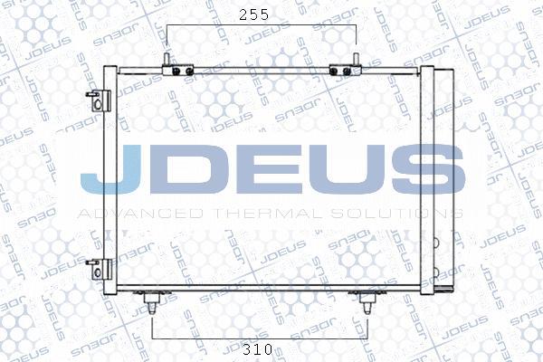 Jdeus 721M35 - Конденсатор кондиционера autosila-amz.com