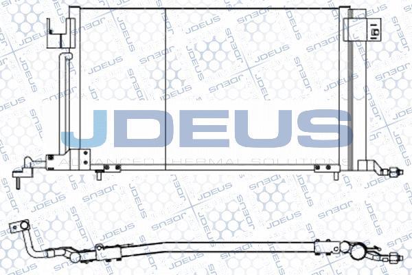 Jdeus 721M31 - Конденсатор кондиционера autosila-amz.com