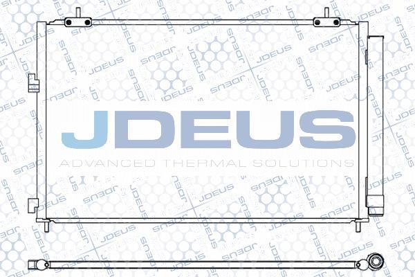 Jdeus 728M91 - Конденсатор кондиционера autosila-amz.com