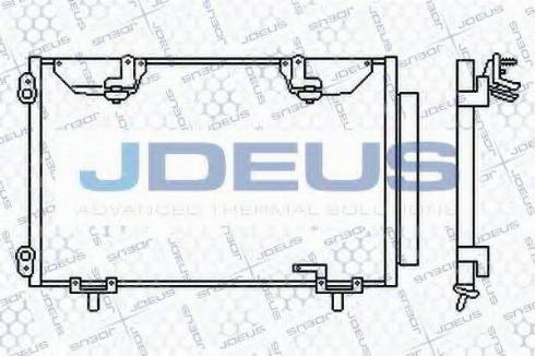 Jdeus 728M50 - Конденсатор кондиционера autosila-amz.com