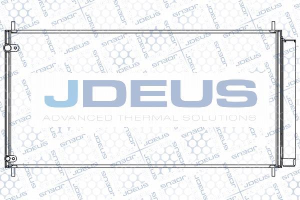 Jdeus 728M69 - Конденсатор кондиционера autosila-amz.com