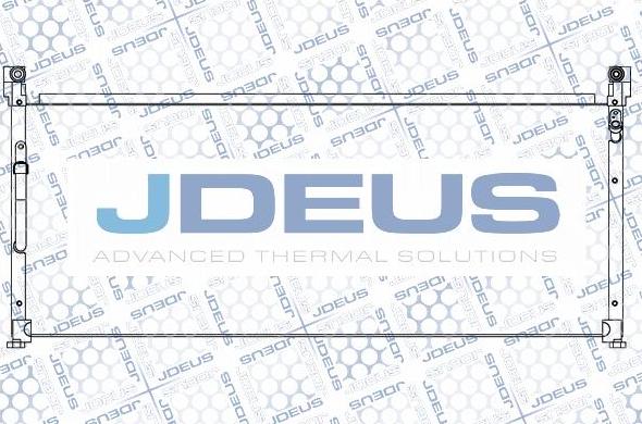 Jdeus 728M64 - Конденсатор кондиционера autosila-amz.com