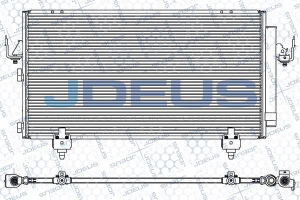 Jdeus 728M65 - Конденсатор кондиционера autosila-amz.com