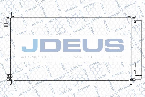 Jdeus 728M02 - Конденсатор кондиционера autosila-amz.com