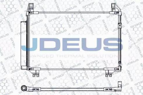 Jdeus 728M79 - Конденсатор кондиционера autosila-amz.com