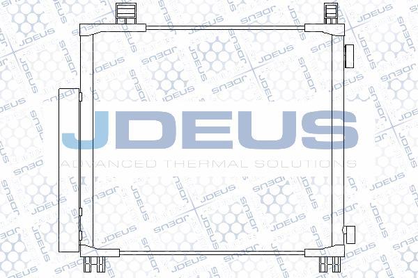 Jdeus 728M73 - Конденсатор кондиционера autosila-amz.com