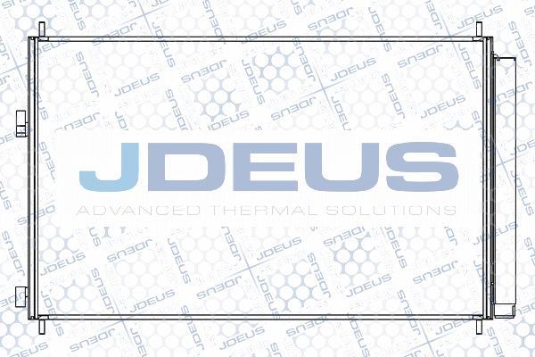 Jdeus 728M72 - Конденсатор кондиционера autosila-amz.com