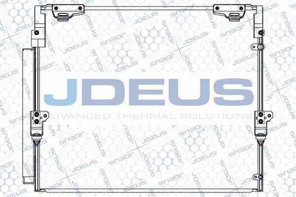 Jdeus 728M77 - Конденсатор кондиционера autosila-amz.com