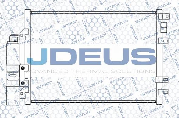 Jdeus 723M48 - Конденсатор кондиционера autosila-amz.com