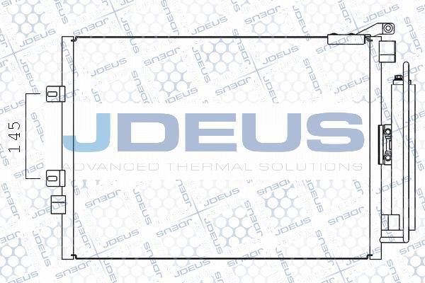 Jdeus 723M42 - Конденсатор кондиционера autosila-amz.com