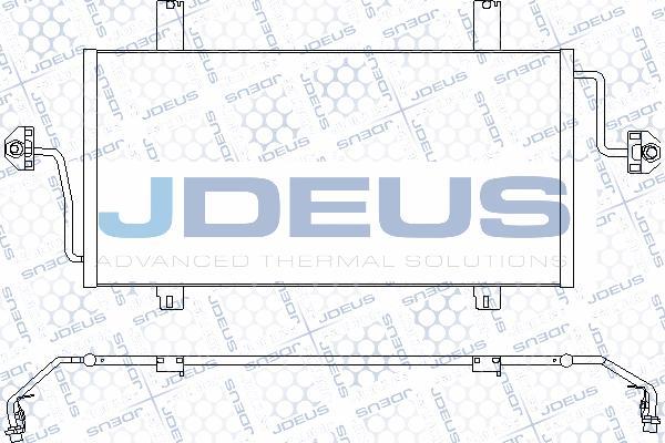 Jdeus 723M18 - Конденсатор кондиционера autosila-amz.com