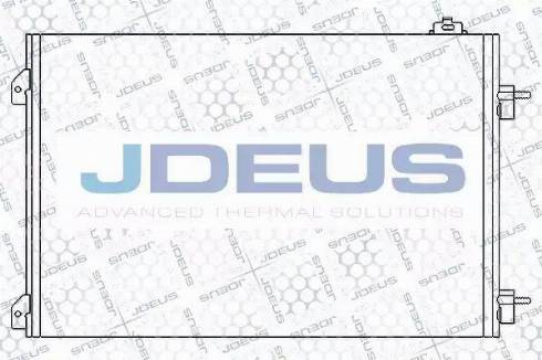 Jdeus 723M82 - Конденсатор кондиционера autosila-amz.com
