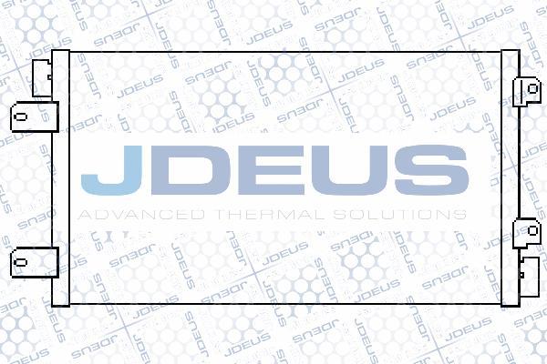 Jdeus 723M26 - Конденсатор кондиционера autosila-amz.com