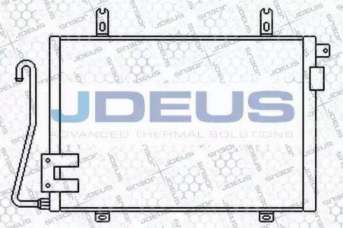 Jdeus 723M71 - Конденсатор кондиционера autosila-amz.com