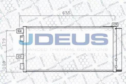 Jdeus 770M01 - Конденсатор кондиционера autosila-amz.com