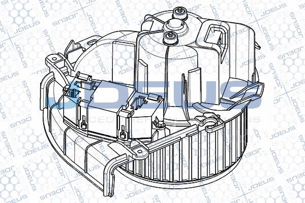 Jdeus BL0070007 - Вентилятор салона autosila-amz.com