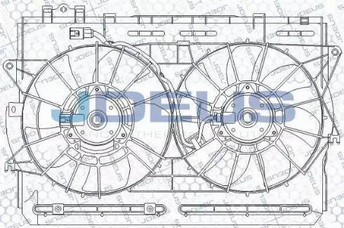 Jdeus EV5280110 - Вентилятор, охлаждение двигателя autosila-amz.com