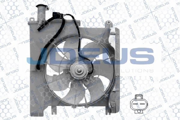 Jdeus EV0070160 - Вентилятор, охлаждение двигателя autosila-amz.com