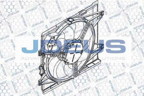 Jdeus EV0111540 - Вентилятор, охлаждение двигателя autosila-amz.com