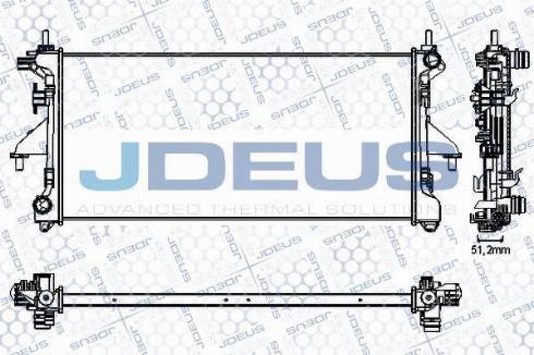 Jdeus EV0120690 - Вентилятор, охлаждение двигателя autosila-amz.com