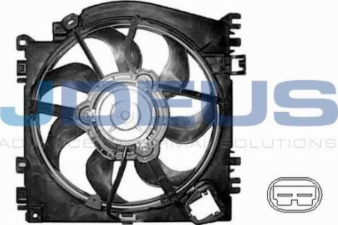 Jdeus EV0230780 - Вентилятор, охлаждение двигателя autosila-amz.com