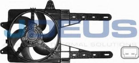 Jdeus EV02312 - Вентилятор, охлаждение двигателя autosila-amz.com