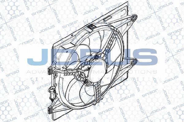 Jdeus EV899410 - Вентилятор, охлаждение двигателя autosila-amz.com